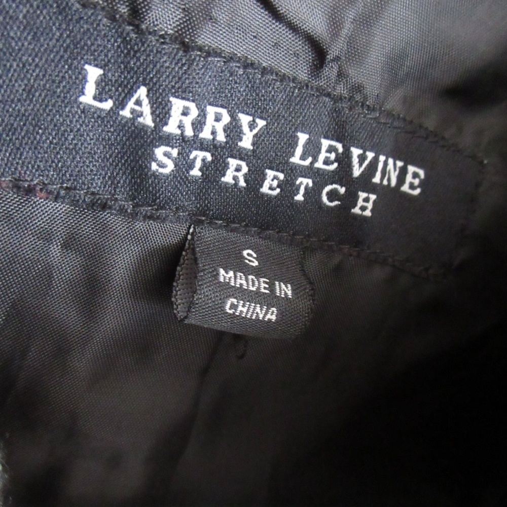 Black Military Zip-Up Blazer with Silver Buttons by Larry Levine Size Small - Picture 4 of 6